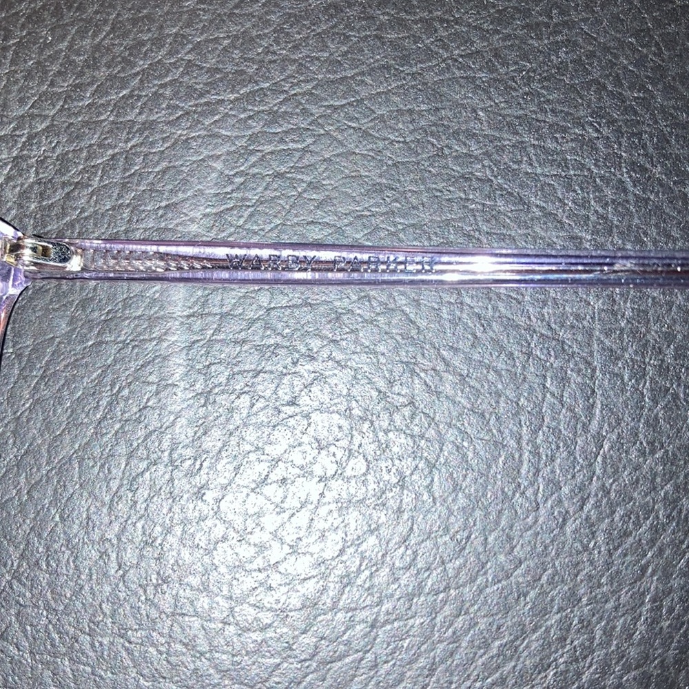 Warby Parker Translucent Lavender Round Sunglasses - Picture 3 of 6